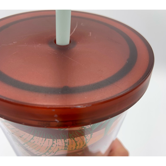 Starbucks Desert Bloom Venti Tumbler Cactus Peach Brown Teal Cold Cup Southwest - Picture 11 of 11